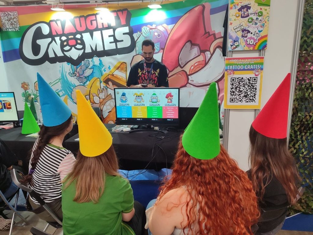 Nuestro equipo probando el juego