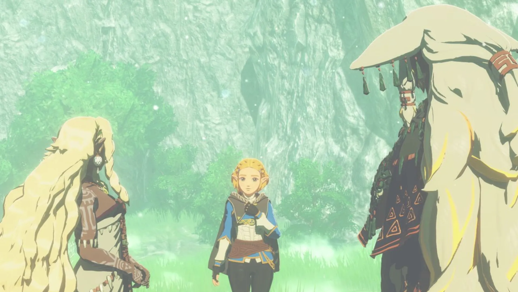 Cinemática de inicio de Hyrule Warriors: La era del destierro.