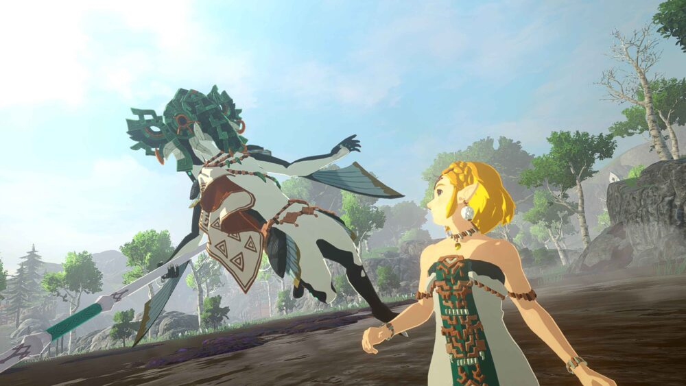 Zelda con un nuevo personaje al que conoceremos mejor en La era del destierro.